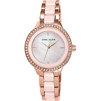 Đồng Hồ Nữ Dây Kim Loại ANNE KLEIN AK/1418RGLP (34mm)