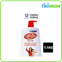 Sữa Tắm Lifebuoy 1100g Bảo Vệ Vượt Trội 10 Giúp Bảo Vệ Khỏi 99.9% Vi Khuẩn Và Ngăn Ngừa Vi Khuẩn Lây Lan Trên Da Tốt Nhất