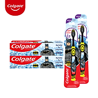 Bộ 2 kem đánh răng 40g và bàn chải Colgate cho trẻ em Batman