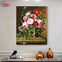Tranh sơn dầu số hoá tự tô màu Gam HL4427 căng sẵn khung