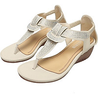 Giày sandals gót vuông hở ngón 4cm phong cách thời trang