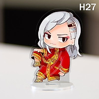 Mô hình đứng standee bằng arcrylic anime Tokyo Revengers nhân vật Mikey Draken decor góc học tập để bàn làm việc cao 8cm