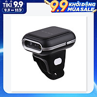 Aibecy 2D Ring Barcode Scanner Portable BT Wireless & USB Wired Barcode Reader Wearable Mini 1D 2D QR Bar Code Scanner
