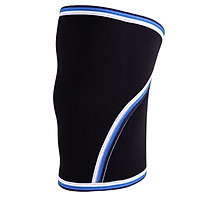 Unisex 7mm Neoprene Knee Sleeves Powerlifting Weightlifting Fitness S Black