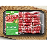 (chỉ giao HN) Thịt Ba Chỉ Bò Mỹ cuộn TBFood 500g