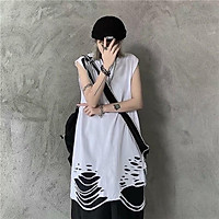 Áo tanktop rách vạt