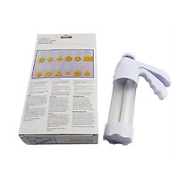 Cookie Press Gun Kit Cake Decorating Tool with 12 Discs and 6 Icing Tips