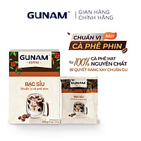 Hộp bạc sỉu GUNAM chuẩn vị cà phê phin (10 gói x 20g)
