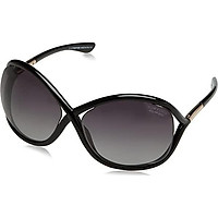 Tom Ford Women's FT0009 Sunglasses, Black