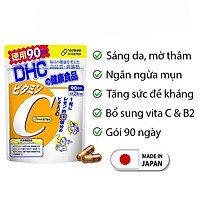 Viên uống Vitamin C DHC Nhật Bản giúp sáng da mờ thâm thực phẩm chức năng giúp tăng cường sức đề kháng JN-DHC-C
