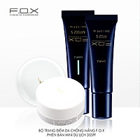Bộ Trang Điểm Da Chống Nắng F.O.X Phiên Bản Mini Du Lịch 30SPF