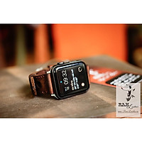 MUA 1 ĐƯỢC 5)DÂY ĐỒNG HỒ DA BÒ THẬT RAM D3 NÂU - ĐỦ SIZE 18MM , 20MM , 22MM , C.ASIO AE1200 , APPLE WATCH