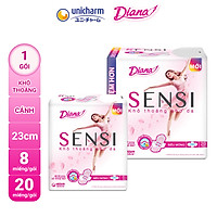 Băng Vệ Sinh Diana Sensi Siêu Mỏng Cánh 8 Miếng/Gói