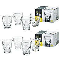 Combo 02 hộp 4 chiếc Cốc Thủy Tinh cao cấp 315ml hàng nội địa Nhật Bản