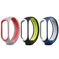 〖Follure〗3PC Replacement Ventilate Sport Soft Wristband Wrist Strap For Xiaomi Mi Band 4