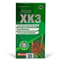 Thực phẩm bảo vệ sức khỏe Joint XK3 giúp giảm đau xương khớp, hỗ trợ điều trị bệnh khớp, hộp 60 viên