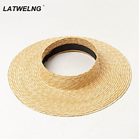 Bán Buôn Tự Nhiên Cao Cấp Ống Hút Che Nón Nữ Rộng Vành Trống Mũ Làm Mát UV Bóng Đi BiểN Nón Ngày Lễ Quà Tặng s1187