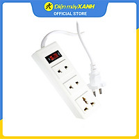 Ổ cắm 3 lỗ dây 2m Điện Quang 002A-02 - Hàng chính hãng