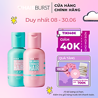 Set gội xả Hairburst Stronger Longer Hair - Travel Size 60ml/chai