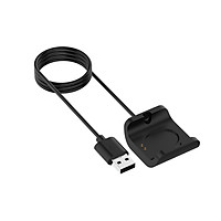 Smart Band USB Charging Dock Cable Compatible with Amazfit bip S/1s/A1805/A1916 Clip-on Charger, 1 meter