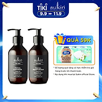 Combo Chăm Sóc Da Mặt Cho Nam Sukin For Men Sữa Rửa Mặt For Men Cleanser 225ml & Kem Dưỡng Ẩm For Men Moisturiser 225ml