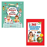 Bộ 2 cuốn sách thú vị giúp bé khám phá khoa học: 365 thí nghiệm khoa học dành cho trẻ em
