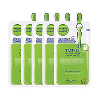 Combo 5 Mặt nạ dưỡng da chiết xuất tràm trà Mediheal Teatree Solution Essential Mask Ex