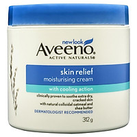 Kem dưỡng da cấp ẩm Aveeno Active Naturals Skin Relief Moisturising Cream Fragrance Free 312g
