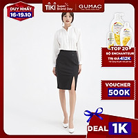 Áo sơ mi nữ xếp ly tay dài GUMAC AB640