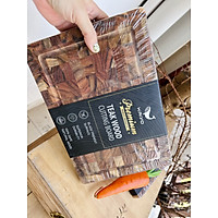 Thớt gỗ kẻ ô vuông - Chữ Nhật nhỏ 20*30 dày 2.5cm