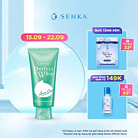 Sữa rửa mặt hỗ trợ trị mụn Senka Perfect Whip Acne Care 100g