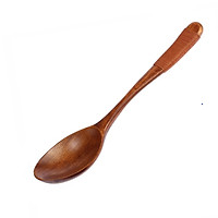 Muỗng gỗ ăn sâu lòng cán dài 18 cm