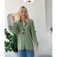 Áo sơ mi xô nhún ENVY S146 tay dài lịch sự