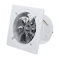 4 Inline Duct Booster Fan Exhaust Blower Air Cleaning Cooling Vent Metal Blade