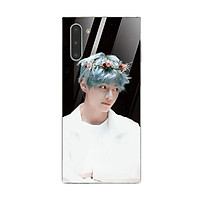 Ốp điện thoại kính cường lực cho máy Samsung Galaxy Note 10 - Tôi Yêu B.T.S MS TYBTS005