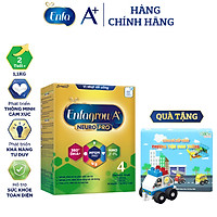 Bộ 1 hộp Sữa bột Enfagrow A+ Neuropro 4 Vị thanh mát với dưỡng chất DHA & MFGM cho trẻ từ 2-6 tuổi– 1.1kg - Tặng đồ chơi xe cảnh sát mini