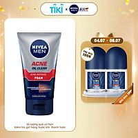 Sữa Rửa Mặt NIVEA MEN Giảm Nhờn Mụn (100G) - 82378