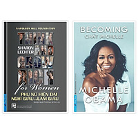 Sách - Combo Phụ Nữ Hiện Đại Nghĩ Giàu Và Làm Giàu + BECOMING Chất Michelle - First News