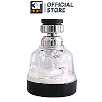 Đầu vòi rửa bát tăng áp điều hướng trục lò xo 17cm xoay 360 độ 3 chế độ nước C'MON DV-04