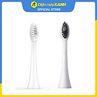 Bộ 2 Đầu Bàn Chải Điện Halio Sonic Whitening Electric Toothbrush White - Hàng chính hãng