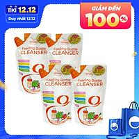 Bộ 4 Gói Nước Rửa Bình Sữa Wesser (500ml x 4)