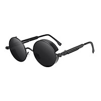 Steampunk Gothic Retro Round Sunglasses Circle Lens Goggles