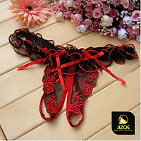 Quần lót lọt khe nữ dễ thương Ren đẹp xuyên thấu xẻ đáy chất lượng cao cấp Sexy gợi cảm quyến rũ xuất Nhât JIZOE QNK05