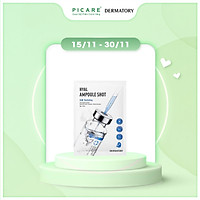 Mặt Nạ Giấy Cấp Ẩm Dermatory Ampoule Shot Mask Hyal-Shot 35g (1 miếng)