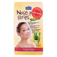 Lột mụn cám mũi Purederm Nose Pore Strips Aloe - Nha đam