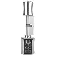 Smart Cylinder Lock With Tuya APP Keyless Electronic Fingerprint Door Lock BT Wifi Digital Password Lock Code Anti-theft