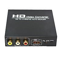 HD to CVBS RCA HD Converter 1080P PAL NTSC HDCP Protocol AV Composite Video Audio Adapter CVBS AV Converter for HD TV