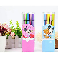 HỘP BÚT LÔNG MÀU MICKEY CHO BÉ - 12 MÀU/ 18 MÀU/ 24 MÀU/ 36 MÀU - O1 HỘP