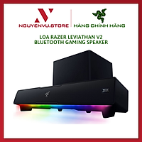 Loa Razer Leviathan V2 RGB kết nối Bluetooth tùy chỉnh âm thanh 10-band - Hàng chính hãng