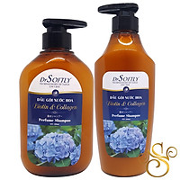 Dầu gội nước hoa Biotin & Collagen - DrSoftly Perfume Shampoo 500ml (giúp mọc tóc, ngăn ngừa gãy rụng, giảm giàu, nuôi tóc chắc khỏe)